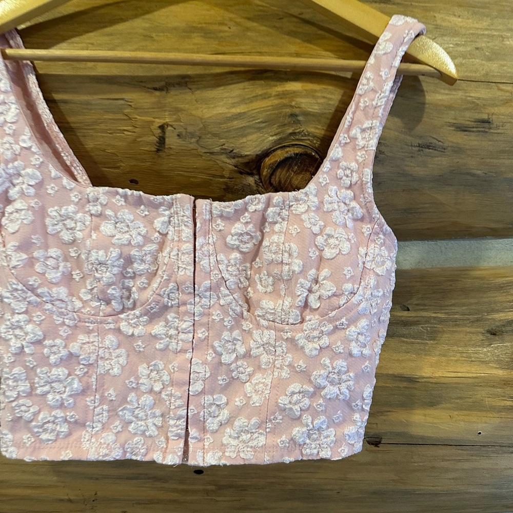 Wild Fable Corset Pink Tank - Picture 3 of 4